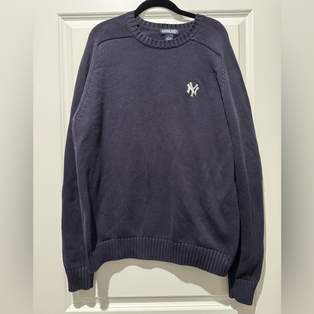 Vintage Lands End New York Yankees Sweater